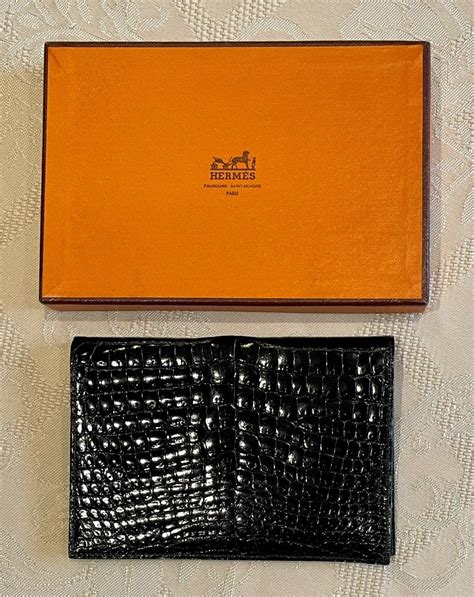 hermes magic wallet|Hermes crocodile wallet.